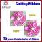 high quality handmade flowers with satin ribbon for cloth decoration