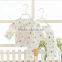 2017 Fashion design baby clothing set 100% cotton kids sleeping suits baby night suits long sleeves