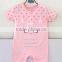 SR-252B guangzhou kids clothes baby romper short sleeve playsuit