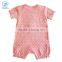 2017 Summer Newborn Baby Girl Clothes Baby Body Suit With Ruffle Short Sleeve Baby Girl Romper