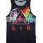 Custom Sublimation Polyester 3D Printing Promotion Sport Men Tank Top