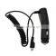 New products PC plastic black car android mobile phone charger