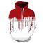 white red paint skeleton creative 3D pinted hoodies/ask sky unisex 3D printed sweatshirt hoodies/hot sell 3D baseball jacket