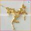 Fashion Gold Horse pendant necklace Jewelry