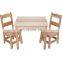 Wooden preschool furniture children art study wooden table and chair