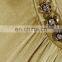 2015 100% silk dress,fashion lady dress, embellished long sleeve maxi dress
