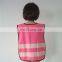 Protection waistcoats EN1150 certificate pink reflector unisex children 2015 spring new product elastic tapes protective vest
