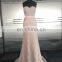 Custom Made Honey Peach Pink Sweetheart Neckline Lace Long Wedding Bridesmaid Dress