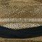 Straw Golf Gambler Hat Navy Hat Band Outdoor Natural Hat