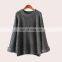 Fashion Style Round Neck Fall Jumper Ladies Knit Sweater Tops for Women