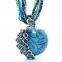 Europe and the United States Retro Bohemia Phoenix Peacock Opal Necklace