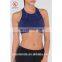 OEM/ODM factory customize design women wearing bra crossover back and plus size fitness top