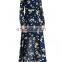 Floral print causal maxi dress manufacturer