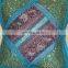 Sequins Patches Cushion Cover,Khambria Cushion Cover, Chikan work Cushion Cover