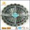2016 Popular zinc alloy cheap promotional custom round belt buckle