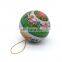unique tins containers gift tin, tin can packaging with ball shape