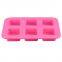 Free Sample Food Grade Heat resistant Nontoxic Silicone Cake Mold Baking Mousse Pudding Mold Tool 6holes