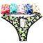 Yun Meng Ni Sexy Underwear Cheeky Panties Pretty Printing G-string Cotton Thongs Fashion Lingerie