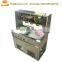 Thailand Flat Pan Fried Ice Cream Roll Machine Cold Stone Marble Slab Top Fry Ice Cream Machine
