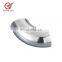 steel pipe and pipe fittings 3A DIN SMS ISO sanitary 304 316L stainless steel 90 degree elbow