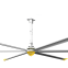 380 Volt Metal Blades Largest air cool industrial ceiling fan