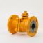 Manual Flange Fuel Gas Solid Ball Valve with Grease Injection Valve