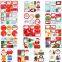Adhesive Christmas gift label sticker label for package holiday gifts and 60 elegant silver metal packaging design is peeling is personalized name labels