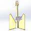 CJT-20 TW Pool anchor （full Balance）105KG-20000KG  with class cert