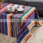Colorful customized Handmade tassel mexican tablecloth  blanket