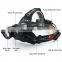 Super Bright zoomable 6000lm led head torch light Aluminum rechargeable lampe frontale for Hunting