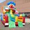 Colorful Commercial Inflatable Clown Slide Bouncer For Sale