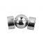 Adjustable 90 degrees steel stair handrail elbow