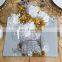 Wedding Decoration Square Glass Mirror Candle Holder Plates