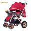 aluminium baby stroller with carrycot and carseat mim baby pushchair 3 in 1