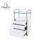 carro de belleza lockable salon trolley beauty trolley in white