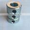 zinc plated solid set screw shaft collar
