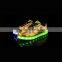 Wholesale Fashion gold/silver adults LED shoes/LED light up shoes/LED flashing sneaker/luminous LED light sport shoes
