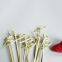 7'' Green Knotted Bamboo Disposable Skewer Picks