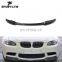 V Style Carbon Fiber 3 Series E92 M3 Auto Front Bumper Lip For BMW 07-11