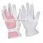 HANDLANDY Hot sale goatskin leather gloves for garden line gardening gloves for garden digging