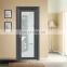 Customized color aluminum frosted glass swing bathroom doors