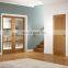 modern natural solid oak  wood interior door wooden door panel design