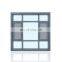 Waterproof aluminum frame casement window design