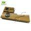 Custom eco friendly brown kraft paper gift box cardboard lunch box packaging with thin rope