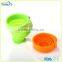  China Hot Sale FDA Standard Folding Silicone Cup With Handle