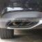 Stainless Steel Pipe Throat Exhaust Outputs Tail Frame Trim Cover for Mercedes benz A B C-Class CLA