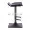 Modern  Leather Swivel High Metal Bar Stool For  Kitchen