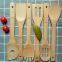 Best 6 pcs bamboo cooking utensil set /Wholesale bamboo kitchen tools sale China