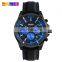 SKMEI 9154 Multi Functional Men Quartz Wrist Watches Chronograph Waterproof Fashion Leather Reloj De Hombre
