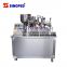Semi Automatic Plastic soft toothpaste Tube Filling Sealing Machine for cosmetics